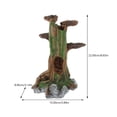thumbnail image 3 of MasteelfCA Aquarium Landscape Tree Trunk Resin Stump Artificial Tree Trunk Fish Tank Decor, 3 of 9