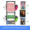 thumbnail image 4 of Almacenamiento para videojuegos, torre de almacenamiento para juegos de PS5, soporte de almacenamiento para juegos de Xbox Nintendo Switch (para 24 cajas de juegos), 4 of 8