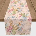 thumbnail image 3 of Creative Products Butterfly Bird Floral on Pink 16 x 72 Cotton Twill Table Runner, 3 of 3