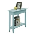 thumbnail image 5 of Convenience Concepts American Heritage Wedge End Table, Sea Foam Blue, 5 of 5