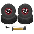 thumbnail image 2 of 1.9in RC Wheel, Great Workmanship RC Racing Wheel 4Pcs Practical Shock Absorption  for RC Racing for RC Car Blue,Red,Orange, 2 of 7
