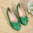 thumbnail image 4 of Loafers for Women, Plus Size Soft Sole with Bows, Trendy Comfortable Flat Shoes for Spring Summer, 4 of 9