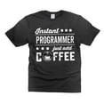 thumbnail image 2 of Instant Programmer Just Add Coffee Shirt Funny Programmer Shirts Software Engineer Shirt (3X-Large Grey), 2 of 6