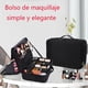 thumbnail image 4 of Bolsa Grande de Maquillaje Profesional Impermeable, Organizador de Cosméticos con Divisores Ajustables Bolsa de Viaje Portátil para Herramientas de Belleza y Accesorios de MaquillajeProfesional, 4 of 7