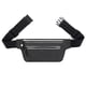 thumbnail image 1 of Riñonera para deportes al aire libre, cinturón ligero ajustado al cuerpo, bolsa impermeable para teléfono móvil, bolsa para correr neutra, color negro, 1 of 6