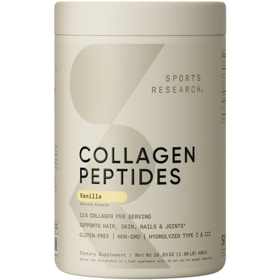 Collagen Peptides - Hydrolyzed Type 1 & 3 Collagen Powder Protein Supplement