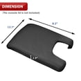 thumbnail image 6 of KBH Car Center Console Cover for 2009-2014 Acura TL Accessories, Middle Console Lid Armrest Cover Protector Replacement Trim Interior, Black (Leather Skin Only), 6 of 8