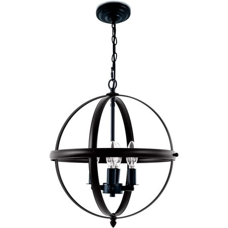 

DTLYH Modern Chandelier 15 inch Outdoor Chandelier Farmhouse Light Fixture for Kitchen Island Changeable Features 4-Lights Chandeliers Christmas Decorations Bronze