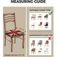 thumbnail image 3 of Dining Room Chair Seat Covers, Vintage United Kingdom Flag Union Jack Flag British National Flags Removable Stretch Chair Seat Cushion Slipcovers Protector for Holiday Party Festival, Set of 4, 3 of 6
