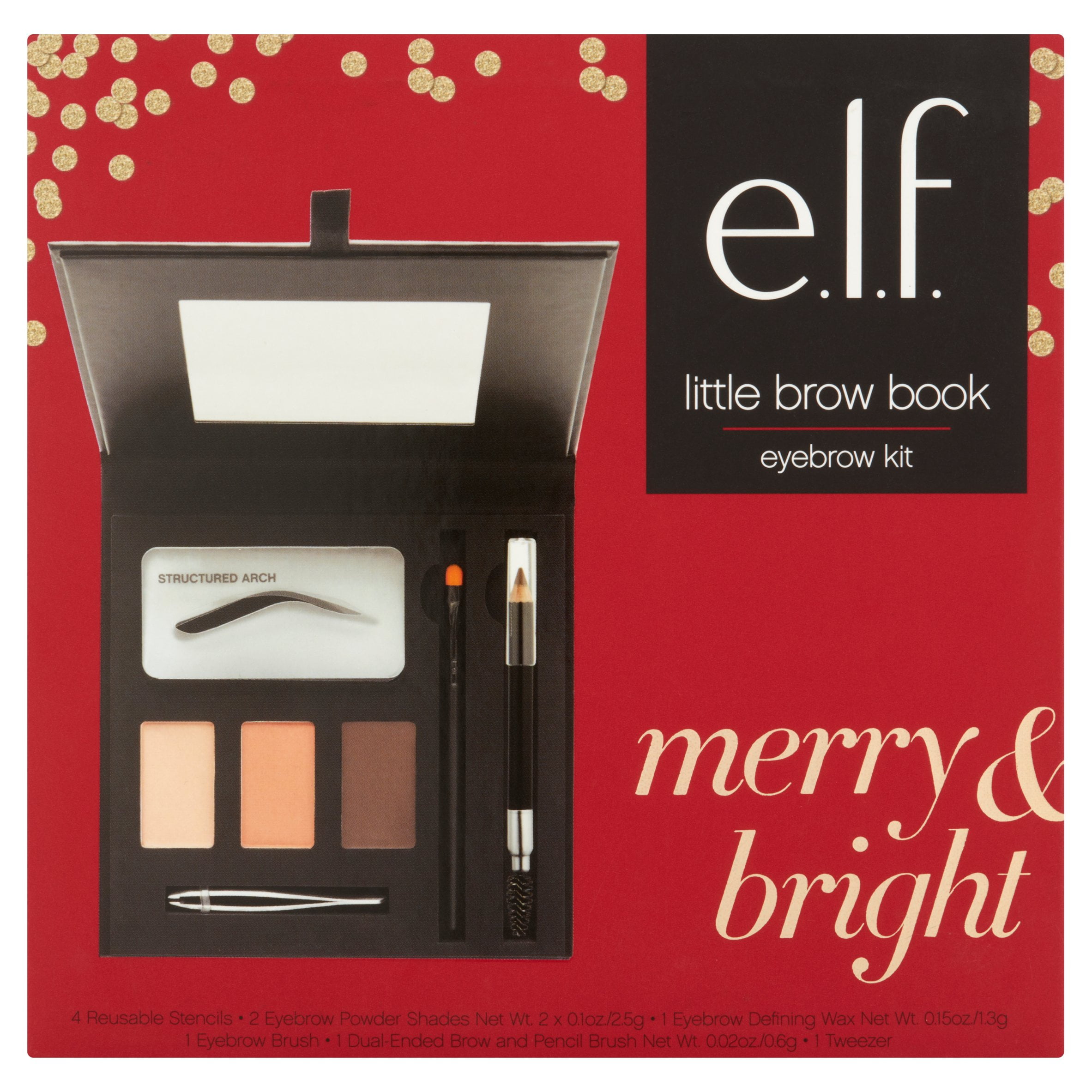 e.l.f. Little Brow Book Merry & Bright Eyebrow Kit