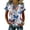 Light BlueC&06^0310U, variant on Trgacdwlo Waffle 250 Anniversary USA Shirts 1776-2026 Flag Print Women's Short Sleeve Tops Patriotic Red White and Blue Womens 4th of July Tops S