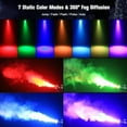 thumbnail image 2 of Fog Smoke Machine with 18 RGB LED Lights, 300ml Tank, Fast Warm-Up, Multiple Effects, 500W, for Halloween, Parties, DJ Stage, Weddings Indoor Outdoor$$Sound & Recording, 2 of 8