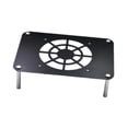 thumbnail image 2 of Base de enfriamiento para enrutadores, soporte para decodificador de TV, soporte portátil multifunción, estante de enfriamiento para enrutadores, para Negro, 2 of 8