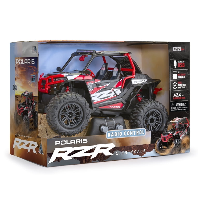 Polaris® RZR 1:14 Scale Radio Control Off-Road Vehicle, Red