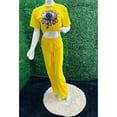 thumbnail image 3 of Conjunto De Ojo Turco Blusa Y Pantalón Acampanado Color Amarillo Talla Unitalla Marca Emil SaEs, 3 of 4