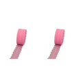 thumbnail image 3 of Bewildely Cinta de borde de encaje beige blanco - Cinta decorativa de moda y duradera Hermoso patrón rosa oscuro Rosa oscuro 2Conjunto, 3 of 6