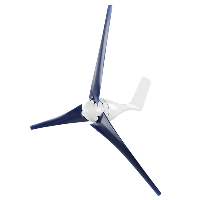 Mini Flashing Windmill, 1600W Wind Generator, Home Cabins For Charging Boats Terraces Blue 24V
