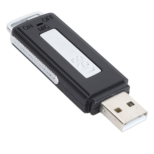 Grabadora De Disco U, Grabadora De Unidad Flash USB Plug And Play Activada Por Voz Portátil Recargable Para Conferencias