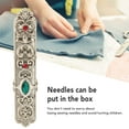 thumbnail image 4 of Vintage Needle Case, Zinc Alloy Sewing  Holder Prevent Loss Sewing Storage Case Vintage Carved Pattern Needle Storage Box For Sewing, 4 of 8