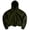 #01 Army Green, variant on Men's Oversized Long Sleeve Hoodie, Casual Pullover Top, Relaxed Fit Sweatshirt, Drop Shoulder Hooded Pull-on for Vacation Leisure Loungewear, Gray 2XL