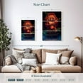 thumbnail image 3 of Elephant Stock Ornate Buddha Statue Wall Art - Vertical Multi Panel Canvas - Living Room Wall Decor - Religion And Spirituality Multi Panel - Black And Teal Decor - 14" x 23", 3 of 4
