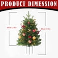 thumbnail image 3 of MOQIN Décorations de Jardinières de Vacances, Remplissage de Jardinières de Noël 2025, Arbres de Pin Pré-Éclairés avec Cônes, Baies Dorées et Rouges, Décorations de Noël Éclairées pour Extérieur, 3 of 8