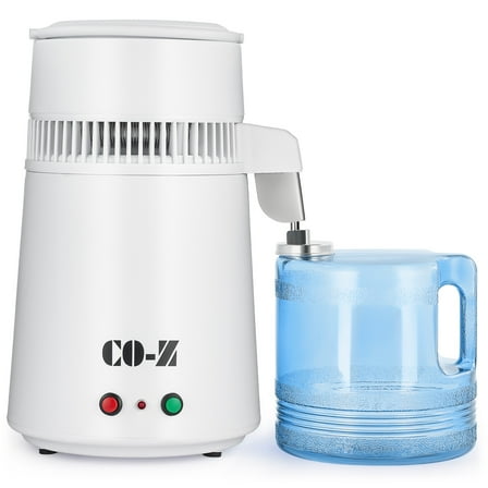 CO-Z 4L Home Water Distiller 750W 1.5L/H Stainless Steel Interior