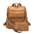 thumbnail image 5 of PRIYAL PU Leather Backpack With Purse for Women Anti-theft Ladies Shoulder Bag Handbag Suitable for Work, Travel, and Daily Use, 5 of 9