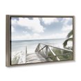 thumbnail image 3 of Stupell Industries Far Horizon Beach Coast Brown Framed Floater Canvas Wall Art, design by Noah Bay, 21 x 31, 3 of 9