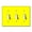 Toggle - Triple (3-Gang), variant on WIRESTER Triple 1-Gang Decorator Light Switch and 2-Gang Toggle Wall Plate/Switch Plate Cover, Solid Bright Yellow