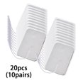 thumbnail image 1 of 20/50pcs 9x5cm 2mm Plug Reusable Tens Electrode Pads for Digital Acupuncture Therapy Massager Electric Muscle Stimulator, 1 of 5