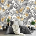 thumbnail image 2 of - Tropical Botanical Banana Leaf Wallpaper  Plant  Large Wall Mural for Living Room Bedroom, 2 of 4