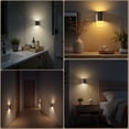 thumbnail image 5 of A Dimmable LED Night Lights with Dusk to Dawn Sensor, 0-100LM Adjustable Brightness, 3 Color Temperatures, Compact Wall Plug Nightlight - 4 Pack for Hallway, Bedroom, Bathroom, 5 of 6