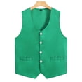 thumbnail image 5 of Ulitacool Girl T Shirt Basic Crewneck Button Vest Short Sleeve Tops Solid Color Tops Summer Tee 5-6 Years Green, 5 of 6