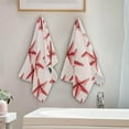 thumbnail image 4 of Watercolor Pink Starfish Hand Towels, Sea World Kitchen Towel Ultra Soft and Absorbent,Decorative Fingertip Face Towel for Bathroom Hotel, 2 PCS, 28.3"x 14.4", 4 of 5