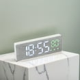thumbnail image 2 of Unique Bargains Dimmable Digital Alarm Clock with with Snooze Function 6.3"  x 1"  x 2.4", 2 of 6