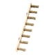thumbnail image 1 of Puente de escalera de madera para pájaros, juguetes para masticar de pie para pájaros, entrenamiento de mascotas, juego de pájaros 8 secciones, 1 of 9