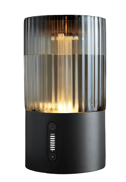 Mainstays Round Ultrasonic Cool Mist Top Fill Humidifier with Aroma, Black
