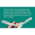 thumbnail image 6 of Ruvanti Straight Edge Razor for Professional Barbers, Best for Salon and Home Use - for Men's Shave (Silver), 6 of 8