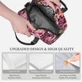 thumbnail image 3 of Disketp Rose Flowers Lonchera Térmica para Mujer y Hombre, Bolsa de Almuerzo Reutilizable e Impermeable para Trabajo, Viajes y Picnic, 3 of 7