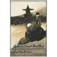 thumbnail image 2 of John Hassall 11x14 Gold Ornate Wood Frame and Double Matted Museum Art Print Titled - Belgian Canal Boat Fund for the Relief of the Civil Population Behind the Firing Lines. Send Them Something (19, 2 of 4