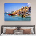 thumbnail image 4 of Old Town And Port Of Jaffa, Tel Aviv City, Israel Canvas Poster Bedroom Decor Sports Landscape Office Room Decor Gift,Frame-style,12x18inch(30x45cm), 4 of 8