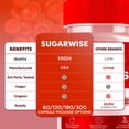 thumbnail image 5 of SugarWise Blood Support Pills Advanced Formula Vitamin Supplement Sugar Wise 180 Capsules, 5 of 9