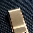 thumbnail image 3 of 2X Fashion Brass Money Clip Simple Cash ID Card Clamp, 3 of 8