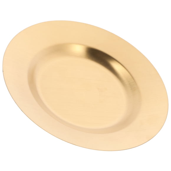 AURARMLET De Acero Inoxidable Dorado Con Borde Redondeado Para Servir En Fiestas Y Reuniones