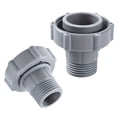 thumbnail image 1 of KEINXS 2pcs/set Swimming Pool Drain Fitting Connects Compatible with Coleman  ID1.5in Connect to The Bottom of The Pool Swimming Pool Replacement Parts Internal Thread 3/ 4in Connect to T, 1 of 4
