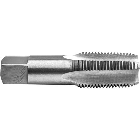 

97204 Carbon Steel Pipe Thread Tap 14NPT Precise Threading for Use with Size 23/32” Home Improvement DIY Construction