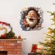 thumbnail image 2 of Calcomanía navideña para la pared, pegatinas para ventanas navideñas, decoraciones navideñas para el hogar con diseños coloridos para decoración estacional, 2 of 2