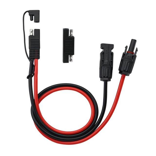 Cerrxian 50 Cm 10 Awg Sae A Macho Y Hembra Adaptador 10 Awg Cable Con Conector Sae Para Panel Solar Rv