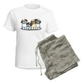 thumbnail image 5 of CafePress - Four Shih Tzus Women's Light Pajamas - Women's Short Sleeve Print T-Shirt and Pants Light Cotton Pajama Set, 5 of 7